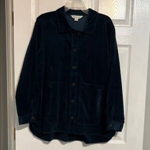 Corduroy button down tunic